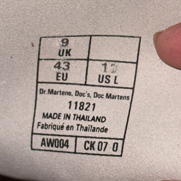 Dr.Martens 1460 Rare Portland Rose White Floral Boots - Picture 8 of 9